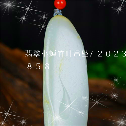 翡翠小蝉竹叶吊坠/2023120323858