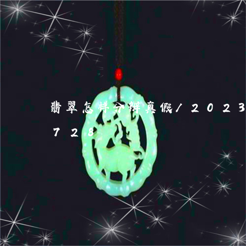 翡翠怎样分辨真假/2023120304728