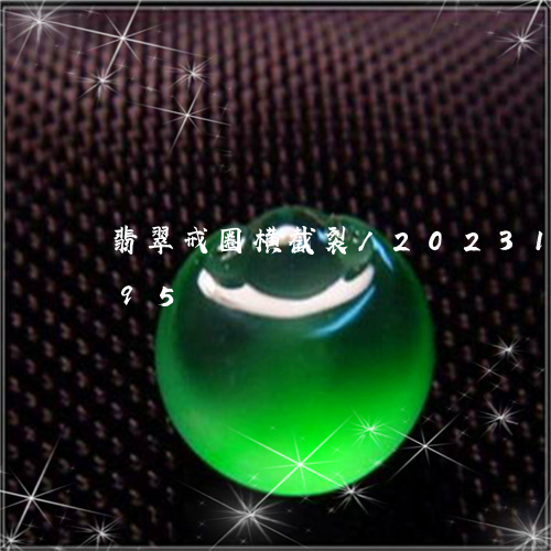 翡翠戒圈横截裂/2023100812595