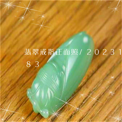 翡翠戒指正面照/2023100860583