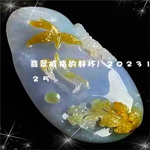 翡翠戒指的好坏/2023100872725