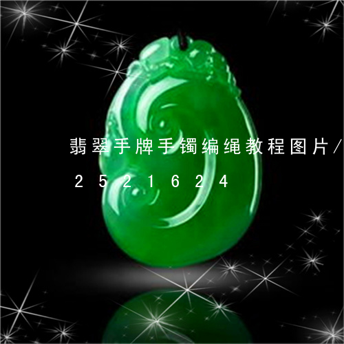 翡翠手牌手镯编绳教程图片/2023112521624