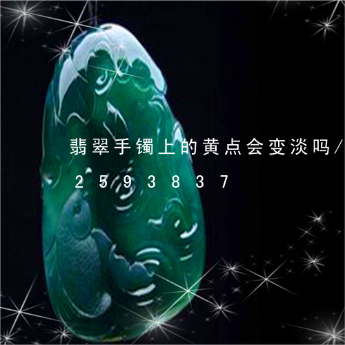 翡翠手镯上的黄点会变淡吗/2023072593837