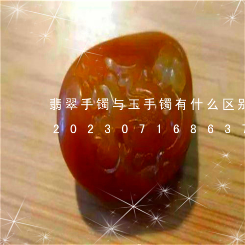 翡翠手镯与玉手镯有什么区别是什么意思/2023071686371