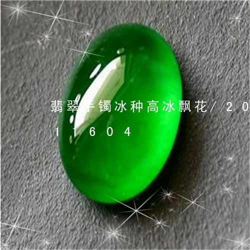 翡翠手镯冰种高冰飘花/2023081311604