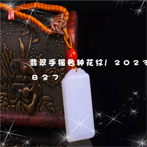 翡翠手镯各种花纹/2023041321827