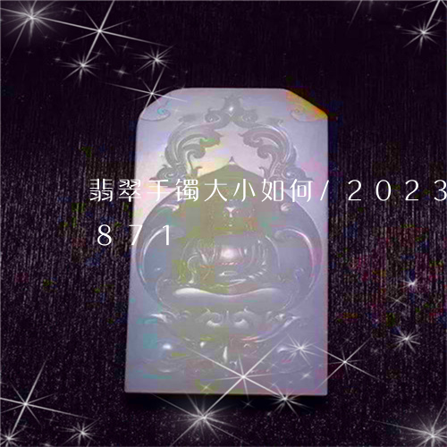 翡翠手镯大小如何/2023041488871