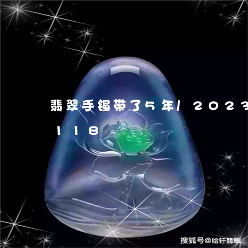 翡翠手镯带了5年/2023041497118