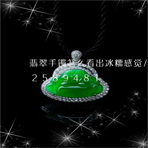 翡翠手镯怎么看出冰糯感觉/2023072589481