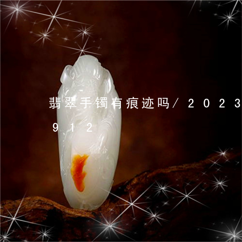 翡翠手镯有痕迹吗/2023041331912