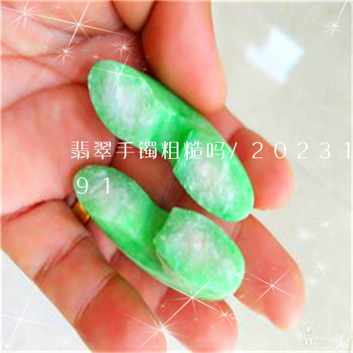 翡翠手镯粗糙吗/2023100720491