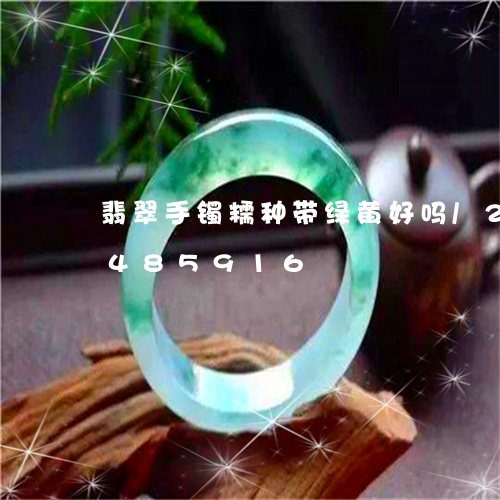 翡翠手镯糯种带绿黄好吗/2023112485916