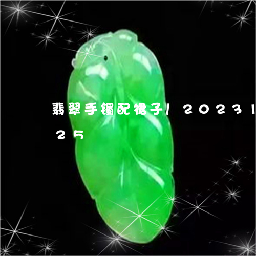 翡翠手镯配裙子/2023100781925