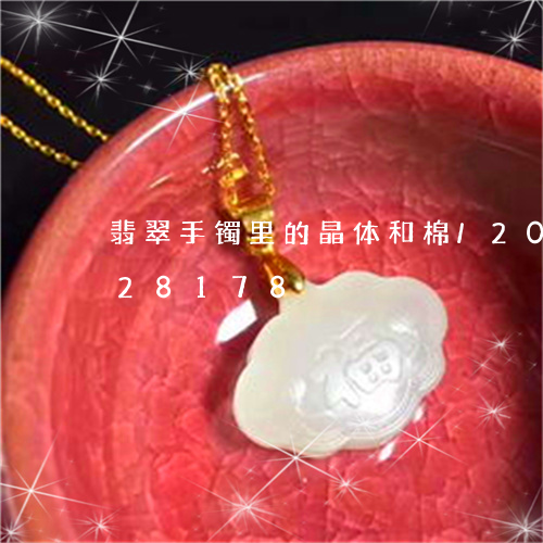 翡翠手镯里的晶体和棉/2023092828178