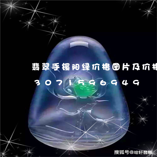 翡翠手镯阳绿价格图片及价格查询/2023071596949