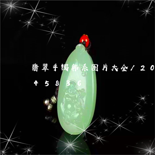 翡翠手镯韩系图片大全/2023092845836