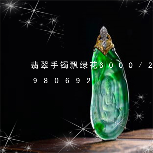 翡翠手镯飘绿花6000/2023092980692