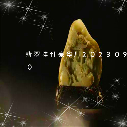 翡翠挂件豪华/2023092277370