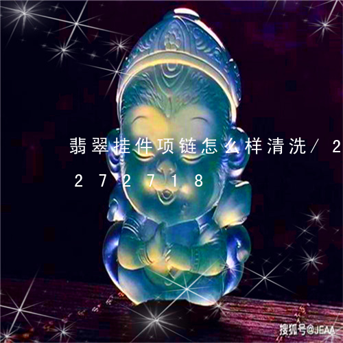 翡翠挂件项链怎么样清洗/2023110272718