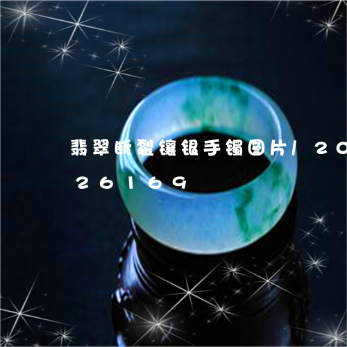 翡翠断裂镶银手镯图片/2023120726169