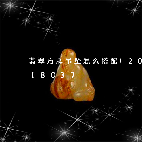 翡翠方牌吊坠怎么搭配/2023092918037