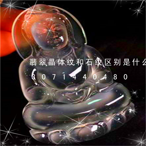 翡翠晶体纹和石纹区别是什么意思/2023071440480