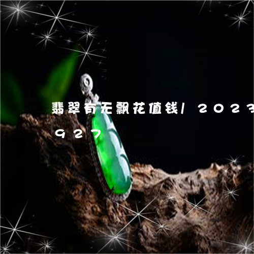 翡翠有无飘花值钱/2023040976927