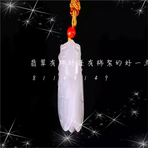 翡翠有棉好还有棉絮的好一点/2023081144149