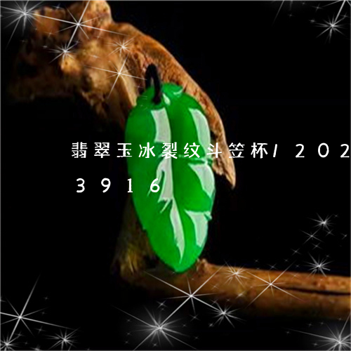 翡翠玉冰裂纹斗笠杯/2023120683916