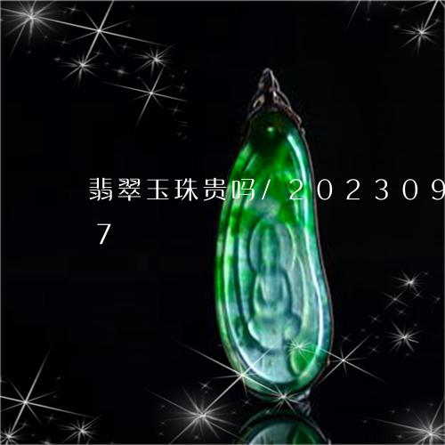 翡翠玉珠贵吗/2023092234047