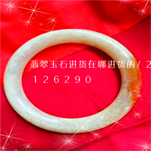 翡翠玉石进货在哪进货的/2023103126290