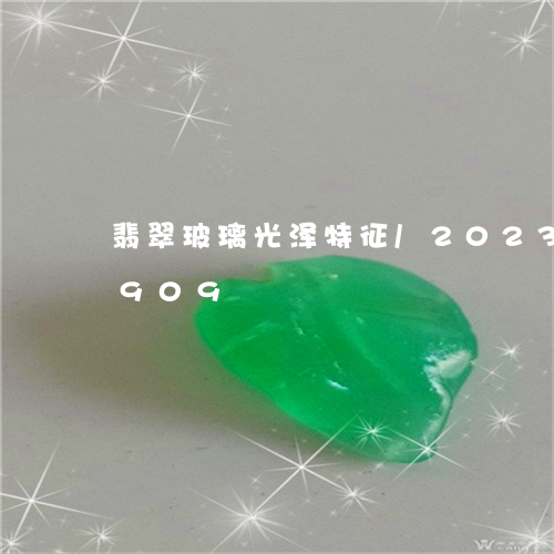 翡翠玻璃光泽特征/2023041127909