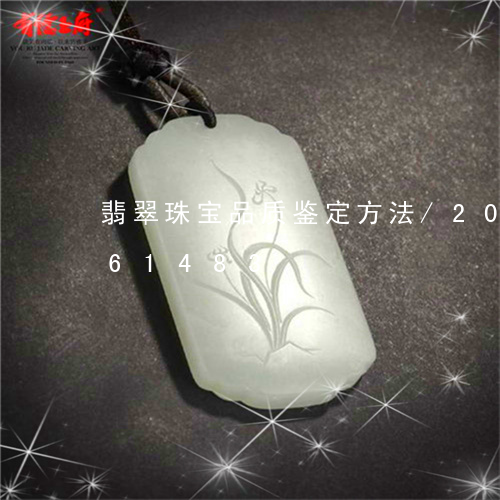 翡翠珠宝品质鉴定方法/2023092861483