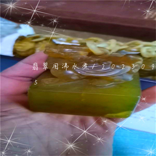 翡翠用沸水煮/2023092393605