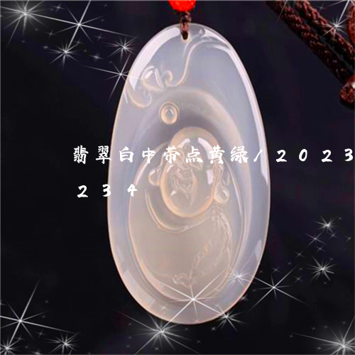 翡翠白中带点黄绿/2023041045234