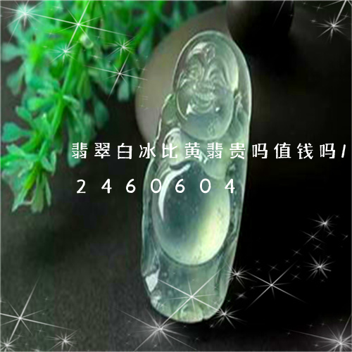 翡翠白冰比黄翡贵吗值钱吗/2023072460604