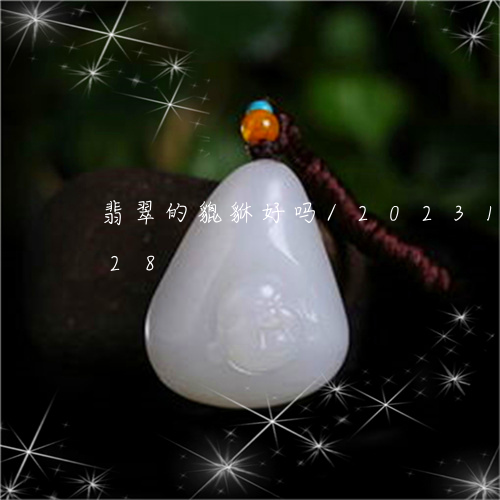 翡翠的貔貅好吗/2023100684928