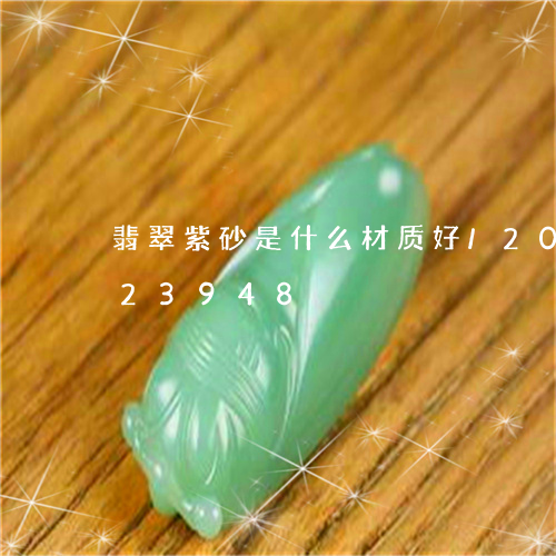 翡翠紫砂是什么材质好/2023112323948