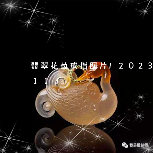 翡翠花苞戒指图片/2023032980117