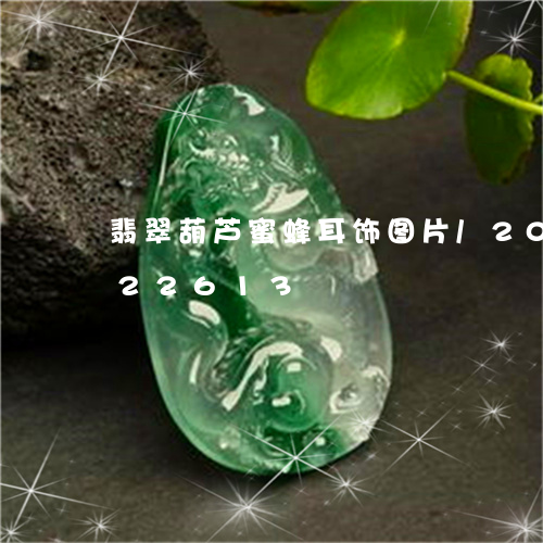 翡翠葫芦蜜蜂耳饰图片/2023092922613