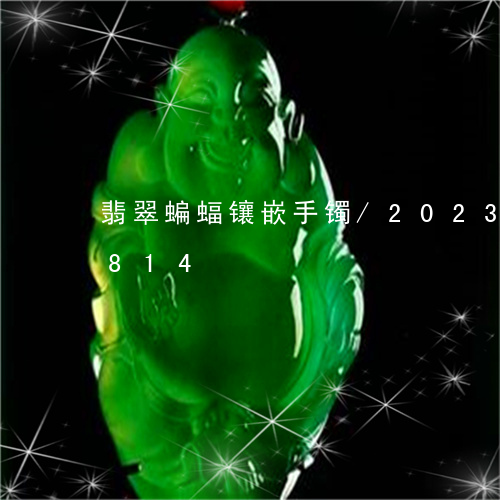 翡翠蝙蝠镶嵌手镯/2023032864814