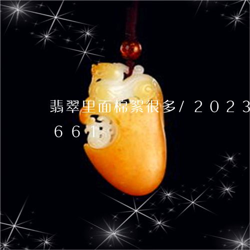 翡翠里面棉絮很多/2023032959661