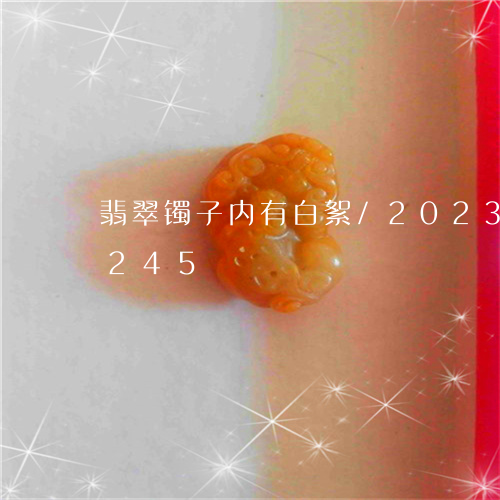 翡翠镯子内有白絮/2023032877245