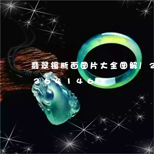 翡翠镯断面图片大全图解/2023110264146