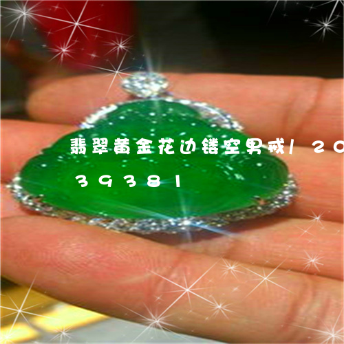 翡翠黄金花边镂空男戒/2023112339381