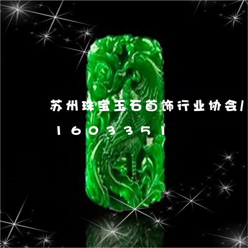 苏州珠宝玉石首饰行业协会/2023031603351