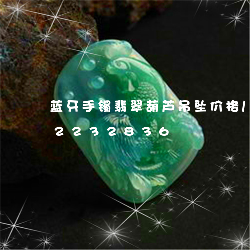 蓝牙手镯翡翠葫芦吊坠价格/2023072232836