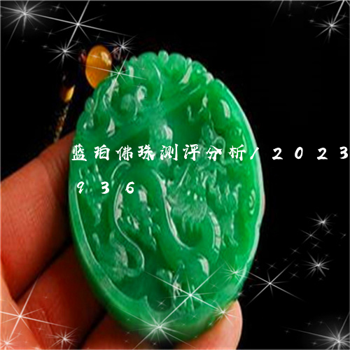 蓝珀佛珠测评分析/2023102412936