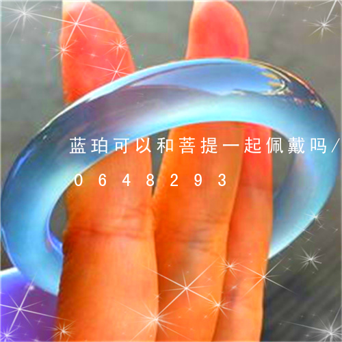 蓝珀可以和菩提一起佩戴吗/2023110648293