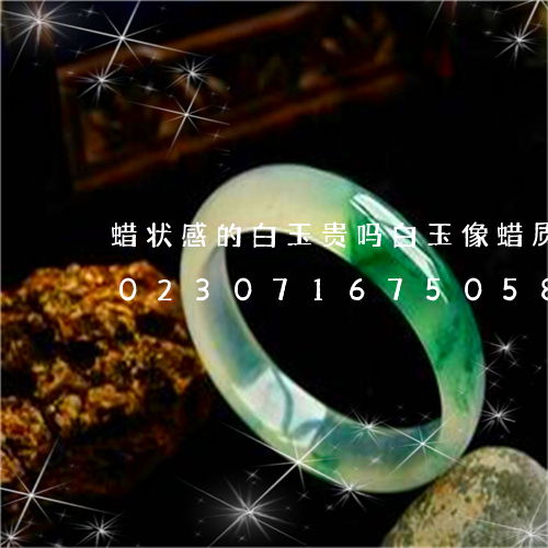 蜡状感的白玉贵吗白玉像蜡质感的好吗/2023071675058